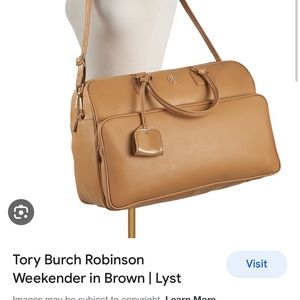 Tory Burch Robinson weekender in brown